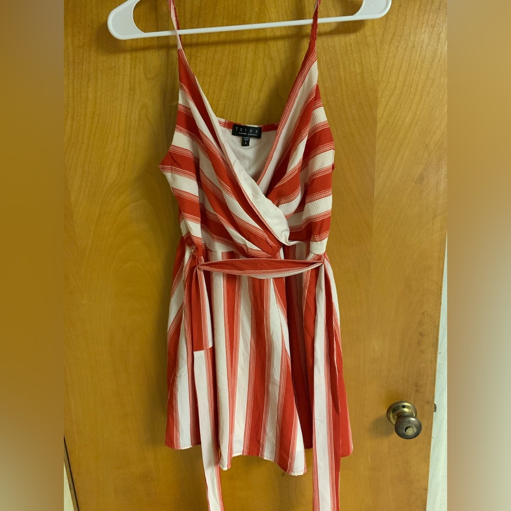 flowy romper w belt